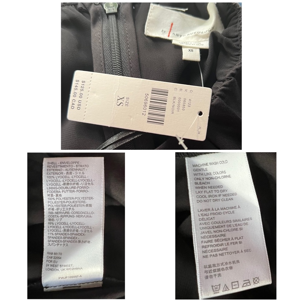 Anthropologie Black Jumpsuit XS - Picture 8 of 8